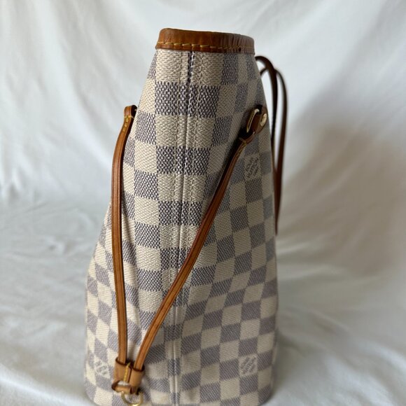 Louis Vuitton Neverfull NM MM Damier Azur - Guaranteed Authentic - Picture 7 of 15